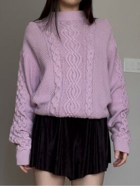 Big knit sweater
